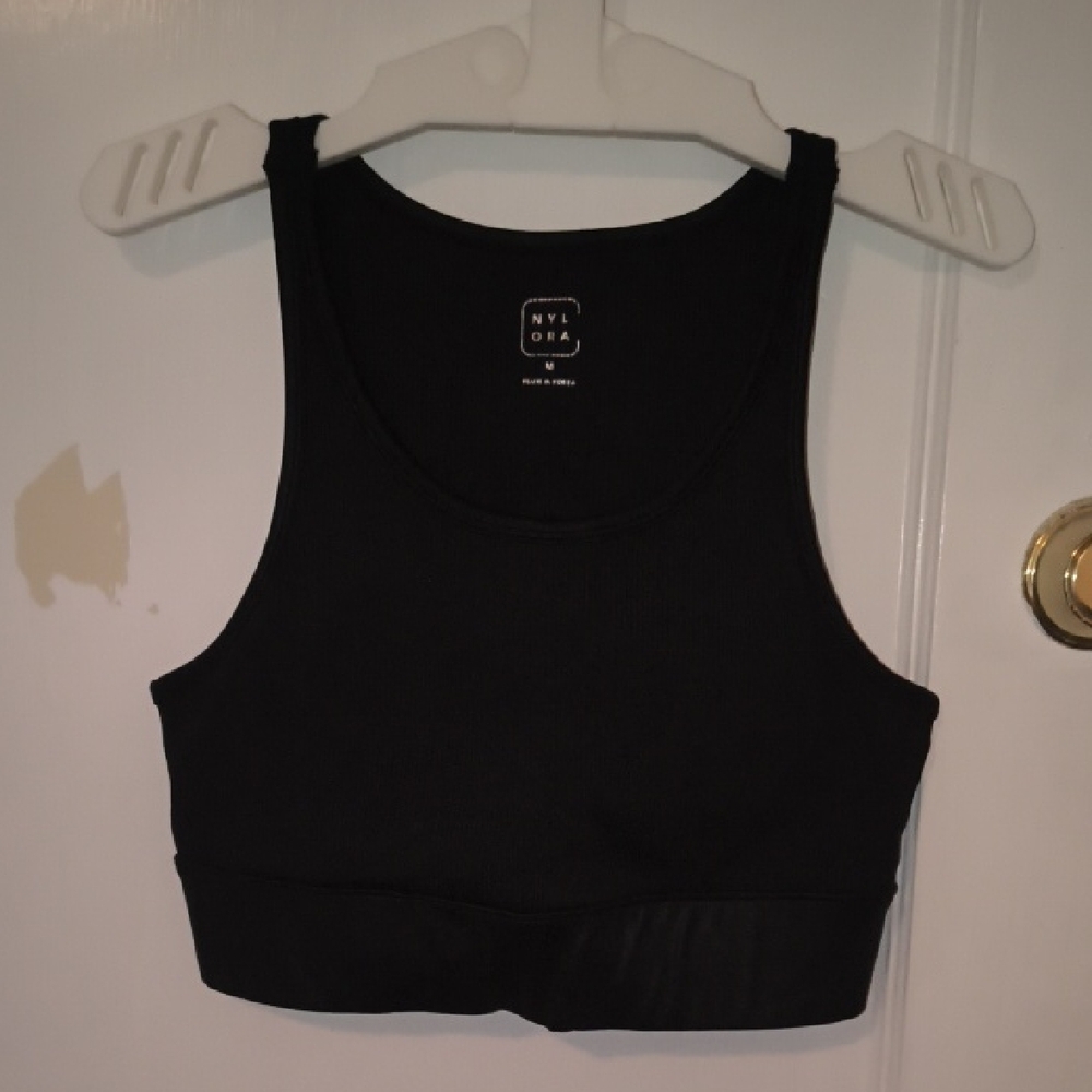 NYLORA | Midnight Black Sports Bra